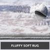 image5 x 7 Area Rugs for Living RoomNon Slip Area Rug Machine Washable Rug Carpet Ultra Soft Shaggy Fluffy Rug Abstract Modern Rug for Bedroom Playroom Dining Room Office Under Bed Table