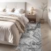 image5x7 Area Rugs for Living Room Modern Abstract Rug for Bedroom Contemporary Machine Washable Rug Large Stain Resistant Carpet for Dining Room Playroom Home Office Pet ampamp Kids FriendlyGrey  Black