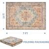 image5x7 Area Rugs for Living Room Modern Abstract Rug for Bedroom Contemporary Machine Washable Rug Large Stain Resistant Carpet for Dining Room Playroom Home Office Pet ampamp Kids FriendlyBrownGrey