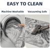 image5x7 Area Rugs for Living Room Modern Abstract Rug for Bedroom Contemporary Machine Washable Rug Large Stain Resistant Carpet for Dining Room Playroom Home Office Pet ampamp Kids FriendlyGrey  Black