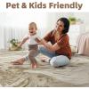 image5x7 Area Rugs for Living Room Modern Abstract Rug for Bedroom Contemporary Machine Washable Rug Large Stain Resistant Carpet for Dining Room Playroom Home Office Pet ampamp Kids FriendlyBeige