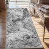 image5x7 Area Rugs for Living Room Modern Abstract Rug for Bedroom Contemporary Machine Washable Rug Large Stain Resistant Carpet for Dining Room Playroom Home Office Pet ampamp Kids FriendlyGrey  Black