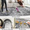 image5x7 Area Rugs for Living Room Modern Abstract Rug for Bedroom Contemporary Machine Washable Rug Large Stain Resistant Carpet for Dining Room Playroom Home Office Pet ampamp Kids FriendlyGrey  Black