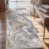image5x7 Area Rugs for Living Room Modern Abstract Rug for Bedroom Contemporary Machine Washable Rug Large Stain Resistant Carpet for Dining Room Playroom Home Office Pet ampamp Kids FriendlyGrey