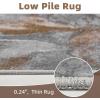 image5x7 Area Rugs for Living Room Modern Abstract Rug for Bedroom Contemporary Machine Washable Rug Large Stain Resistant Carpet for Dining Room Playroom Home Office Pet ampamp Kids FriendlyGold