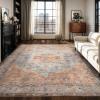 image5x7 Area Rugs for Living Room Modern Abstract Rug for Bedroom Contemporary Machine Washable Rug Large Stain Resistant Carpet for Dining Room Playroom Home Office Pet ampamp Kids FriendlyBrownGrey