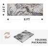 image5x7 Area Rugs for Living Room Modern Abstract Rug for Bedroom Contemporary Machine Washable Rug Large Stain Resistant Carpet for Dining Room Playroom Home Office Pet ampamp Kids FriendlyBlack