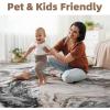 image5x7 Area Rugs for Living Room Modern Abstract Rug for Bedroom Contemporary Machine Washable Rug Large Stain Resistant Carpet for Dining Room Playroom Home Office Pet ampamp Kids FriendlyBlack