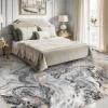 image5x7 Area Rugs for Living Room Modern Abstract Rug for Bedroom Contemporary Machine Washable Rug Large Stain Resistant Carpet for Dining Room Playroom Home Office Pet ampamp Kids FriendlyGrey