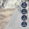 image5x7 Area Rugs for Living Room Modern Abstract Rug for Bedroom Contemporary Machine Washable Rug Large Stain Resistant Carpet for Dining Room Playroom Home Office Pet ampamp Kids FriendlyGrey