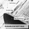 image8x10 Neutral Boho Area Rug for Living Room Bedroom ampamp Dining  Soft Washable Indoor BrownBlack