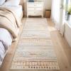 image8x10 Neutral Boho Area Rug for Living Room Bedroom ampamp Dining  Soft Washable Indoor BrownMulticolor