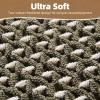 imagePADOORBath MatAbsorbent Rubber Backing Bathroom Mats Rug Quick Dry Thin Bathroom Rugs Fit Under DoorNon Slip Washable Bath Mats for BathroomBath Rug in Front of Sink 20quotx32quot GreyGreen  Cream