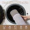 imagePADOORBath MatSuper Absorbent Chenille Bathroom MatsRubber Backed Bath Mats for Bathroom Non Slip Machine Washable Bathroom Rugs Front of BathtubShower RoomSink1728 DarkgreyampampBlackGreybeige