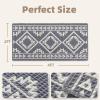imagePADOORWaffle Bath Mat 24quotx36quotSuper Absorbent Bath Mats for Bathroom Machine Washable Non Slip Bathroom Rug with Tassels Soft Bathroom Mat for Laundry Room Bedroom Cream ampamp Brown 2x 3Grey