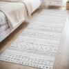 image8x10 Neutral Boho Area Rug for Living Room Bedroom ampamp Dining  Soft Washable Indoor BrownGrey