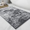 imagePADOORBath MatAbsorbent Rubber Backing Bathroom Mats Rug Quick Dry Thin Bathroom Rugs Fit Under DoorNon Slip Washable Bath Mats for BathroomBath Rug in Front of Sink 17quotx24quot Grey