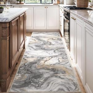 image5x7 Area Rugs for Living Room Modern Abstract Rug for Bedroom Contemporary Machine Washable Rug Large Stain Resistant Carpet for Dining Room Playroom Home Office Pet ampamp Kids FriendlyGrey