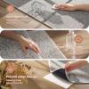 imagePADOORBath Mat 17quotx27quotSuper Absorbent Bathroom MatsRubber Backed Bath Mats for Bathroom Non Slip Machine Washable Bathroom Rugs Front of BathtubShower RoomSinkKhakiBeige