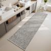 imagePADOORBath Mat 17quotx27quotSuper Absorbent Bathroom MatsRubber Backed Bath Mats for Bathroom Non Slip Machine Washable Bathroom Rugs Front of BathtubShower RoomSinkKhakiBeige