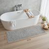 imagePADOORBath Mat 17quotx27quotSuper Absorbent Bathroom MatsRubber Backed Bath Mats for Bathroom Non Slip Machine Washable Bathroom Rugs Front of BathtubShower RoomSinkKhakiGrey