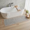 imagePADOORBath Mat 17quotx27quotSuper Absorbent Bathroom MatsRubber Backed Bath Mats for Bathroom Non Slip Machine Washable Bathroom Rugs Front of BathtubShower RoomSinkKhakiBeige