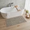 imagePADOORBath Mat 17quotx27quotSuper Absorbent Bathroom MatsRubber Backed Bath Mats for Bathroom Non Slip Machine Washable Bathroom Rugs Front of BathtubShower RoomSinkKhakiKhaki