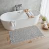 imagePADOORBath Mat 17quotx27quotSuper Absorbent Bathroom MatsRubber Backed Bath Mats for Bathroom Non Slip Machine Washable Bathroom Rugs Front of BathtubShower RoomSinkKhakiGrey