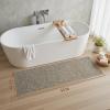 imagePADOORBath Mat 17quotx27quotSuper Absorbent Bathroom MatsRubber Backed Bath Mats for Bathroom Non Slip Machine Washable Bathroom Rugs Front of BathtubShower RoomSinkKhakiKhaki