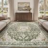 imagePADOORVintage Area Rug 5X7 Rugs for Living RoomSoft Beige Rugs for BedroomMachine Washable Rugs Non Slip CarpetRug for Dining Room Living Room Bedside OfficeOlive