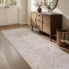 imagePADOORVintage Area Rug 5X7 Rugs for Living RoomSoft Beige Rugs for BedroomMachine Washable Rugs Non Slip CarpetRug for Dining Room Living Room Bedside OfficeBeige
