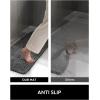imagePADOOR Kitchen Rugs Mat 20quotX 47quot Soft Kitchen Mats for Floor Rubber Backed Kitchen Mat Anti Slippery and Machine Washable Resist Dirt Kitchen Runner Rug for in Front of Sink Laundry Grey