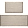 imagePADOOR Kitchen Rug Set Non Slip Washable