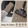 imagePADOOR Kitchen Mats for FloorAnti Fatigue Kitchen Rugs Non Slip Washable Super Absorbent Soft Durable Woven Kitchen Sink Rug Easy to Clean Comfort Kitchen Floor Mat for Sink Laundry 20quotx32quot GreyTan