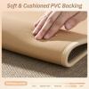 imagePADOOR Kitchen Mats for FloorAnti Fatigue Kitchen Rugs Non Slip Washable Super Absorbent Soft Durable Woven Kitchen Sink Rug Easy to Clean Comfort Kitchen Floor Mat for Sink Laundry 20quotx32quot GreyBeige