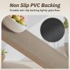 imagePADOOR Kitchen Mats for FloorAnti Fatigue Kitchen Rugs Non Slip Washable Super Absorbent Soft Durable Woven Kitchen Sink Rug Easy to Clean Comfort Kitchen Floor Mat for Sink Laundry 20quotx32quot GreyTan
