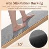 imagePADOOR KitchenRugs Non Slip Washable KitchenMats for Floor Super Absorbent Kitchen Floor Mat Rubber Backing Kitchen Runner Rug Comfort Standing Mats in Front of Sink 20quotx32quot BeigeGrey