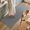 imagePADOOR KitchenRugs Non Slip Washable KitchenMats for Floor Super Absorbent Kitchen Floor Mat Rubber Backing Kitchen Runner Rug Comfort Standing Mats in Front of Sink 20quotx32quot BeigeGrey