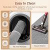 imagePADOOR KitchenRugs Non Slip Washable KitchenMats for Floor Super Absorbent Kitchen Floor Mat Rubber Backing Kitchen Runner Rug Comfort Standing Mats in Front of Sink 20quotx32quot BeigeGrey