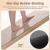 imagePADOOR KitchenRugs Non Slip Washable KitchenMats for Floor Super Absorbent Kitchen Floor Mat Rubber Backing Kitchen Runner Rug Comfort Standing Mats in Front of Sink 20quotx32quot BeigeBeige