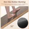 imagePADOOR KitchenRugs Non Slip Washable KitchenMats for Floor Super Absorbent Kitchen Floor Mat Rubber Backing Kitchen Runner Rug Comfort Standing Mats in Front of Sink 20quotx32quot BeigeBrown