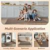 imagePADOOR KitchenRugs Non Slip Washable KitchenMats for Floor Super Absorbent Kitchen Floor Mat Rubber Backing Kitchen Runner Rug Comfort Standing Mats in Front of Sink 20quotx32quot BeigeBrown