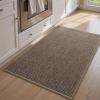 imagePADOOR KitchenRugs Non Slip Washable KitchenMats for Floor Super Absorbent Kitchen Floor Mat Rubber Backing Kitchen Runner Rug Comfort Standing Mats in Front of Sink 20quotx32quot BeigeBrown