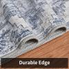 image5x7 Area Rugs for Living Room Machine Washable Non Slip Rug Modern Distressed Moroccan Indoor Area Rug Carpet Ultra Soft Rugs for Bedroom Dining Room Playroom Office Blue