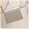 imageBath Mats for Bathroom Rugs Non Slip Washable Absorbent Bath Mats Quick DryUpgraded Soft PVC Backing Ultra Thin Bathroom Rug Fit Under DoorWashroom Mat Large Bath Rugs20quotx32quotBeigeBeige