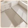 imageBath Mats for Bathroom Rugs Non Slip Washable Absorbent Bath Mats Quick DryUpgraded Soft PVC Backing Ultra Thin Bathroom Rug Fit Under DoorWashroom Mat Large Bath Rugs20quotx32quotBeigeBeige