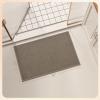 imageBath Mats for Bathroom Rugs Non Slip Washable Absorbent Bath Mats Quick DryUpgraded Soft PVC Backing Ultra Thin Bathroom Rug Fit Under DoorWashroom Mat Large Bath Rugs20quotx32quotBeigeBrown
