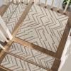 imagePADOOR Stair Treads for Wooden Steps15 Pack Peel and Stick Stair Treads Indoor3D Adhesive Stair Runner for KidsElders and Pets Washable Carpet for Stairs8quotx30quotGreyDiamond Brown