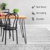 imagePADOOR 8x10 Rugs for Living Room Non Slip Geometric Machine Washable Rugs Neutral AreaRugs 8x10 Modern Ultra Thin Carpet for Bedroom Dining Room No Shedding Office Rug Grey RugBohogrey