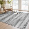 imagePADOOR Modern Abstract Area Rug  5x7 Washable Rugs NonSlip Large Rug Ultra Soft Low Pile Rugs for Living Room Bedroom Dining Room Nursery Room Playroom GreenBlack  Grey